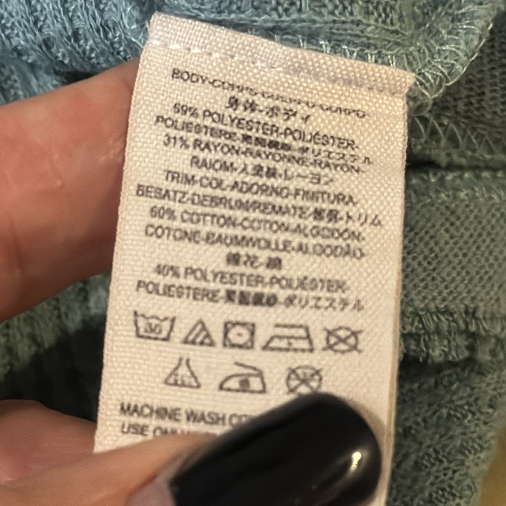 Free People We the Free Henley Waffle Knit Thermal Top - Picture 11 of 11